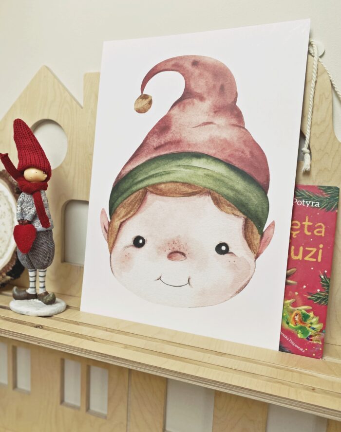 Plakat świąteczny Elf
